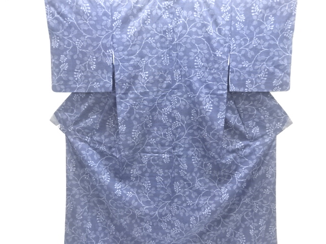 JAPANESE KIMONO / YUKI TSUMUGI / WOVEN LEAVES